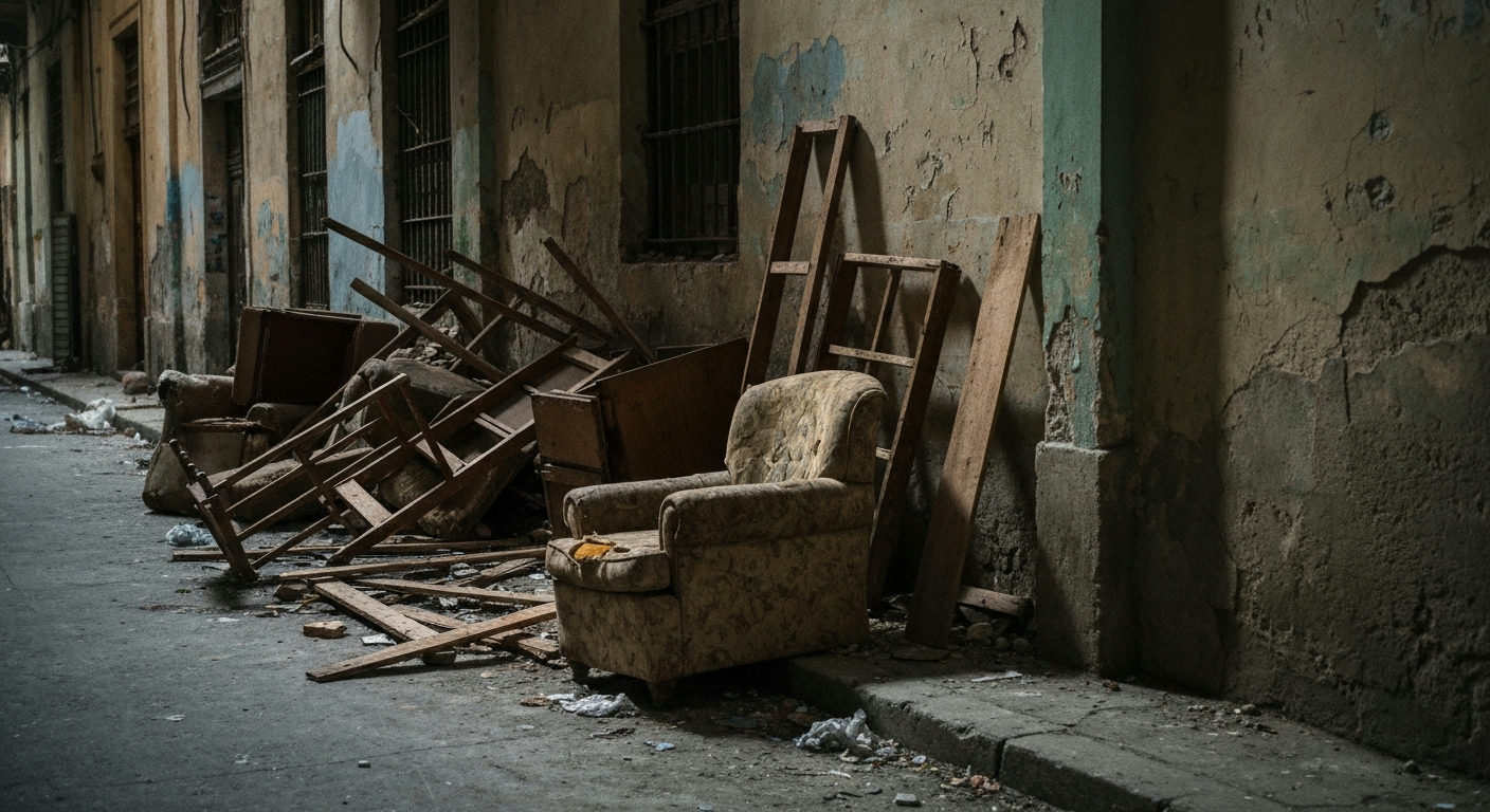 Joven cubano es sorprendido robando sillón y su reacción evidencia la crisis social en la isla